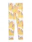 Preview: MINI RODINI Leggings Unicorns - yellow